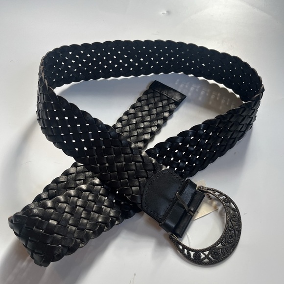 NWT COLDWATER CREEK BRASS BUCKLE BOHO BELT - Picture 7 of 7